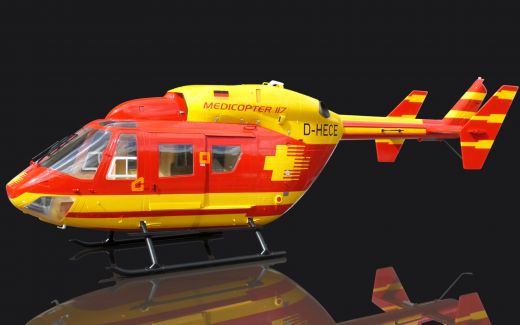 BK 117 - Mecicopter - 600 Scale