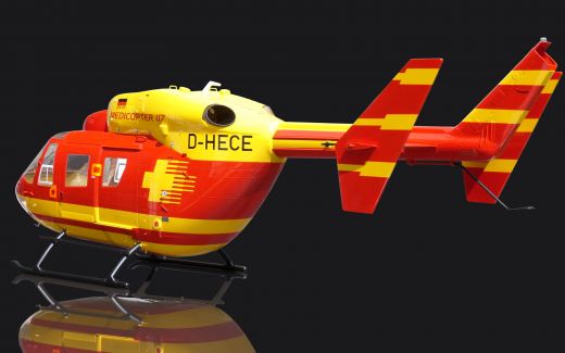 BK 117 - Mecicopter - 600 Scale