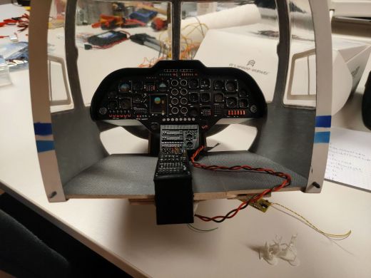 Scale Cockpit BK 117 / 1:7,6
