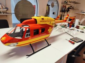 BK 117 - MEDICOPTER - 600 Scale